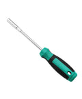 Fort Knox Tough Hex Nut Driver Socket Set Featuring Six Millimeter Wrench And Precision Screwdriver Bits, ergonomic grip screwdriver