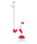 Portable Soldering Smoke Extractor Fume Hood with Heavy Duty Aluminum Alloy build, featuring red and white 360 pivot arm for workshops.