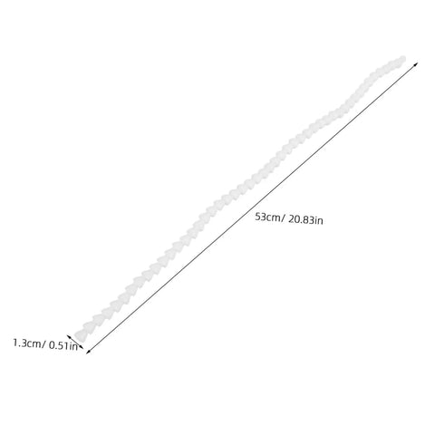 Giant Skeleton Doll Diy Kit With Movable Armature For Stuffed Animals Hands On Craft Project To Build A Realistic Skeleton Puppet For Kids And Adults Fine Motor Skills Development Durable Armature Joints For Creative Play, white 53cm x 1.3cm