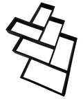 Rectangular Concrete Stepping Stone Mold For DIY Garden Pathway Reusable Plastic Paving Mold For Easy Outdoor Landscaping Walkways And Patio Projects Ultimate DIY Friendly Stone Maker For Fast Concrete Stepping Stone Creation