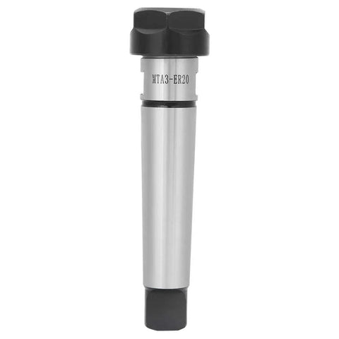 Precision Morse Taper ER20 Collet Chuck Holder For CNC Milling Lathe Made Of High Carbon Steel with MT3 shank and hex end.
