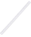 White plastic rack from Durable 78 Piece Plastic Gear Kit With Pulleys And Small Motor Gears Kid Friendly Stem Gear Set
