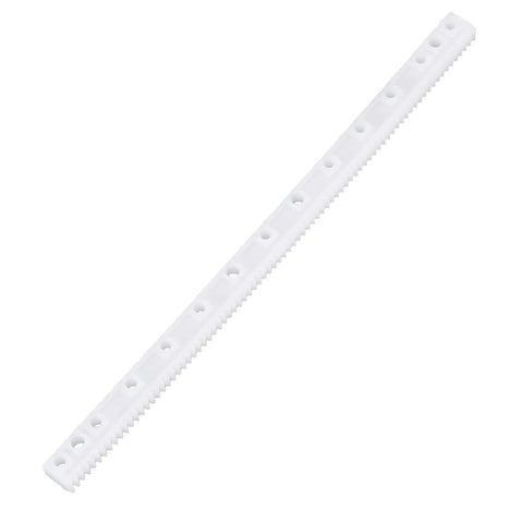 Super Cool Zohisin 78 Pc Plastic Gears Kit With Pulleys Belts And Shafts For Easy DIY Projects, Repairs, Machine Upgrades, And Mechanical Builds That Let You Create Awesome Stuff Without Breaking The Bank. white plastic rack gear with mounting holes