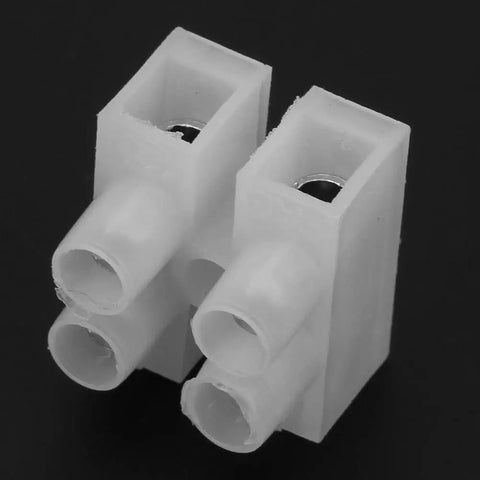 10 Pcs Screw Terminal Block 2 Position Wire Connectors Quick Connect Terminal 450V 10A Clamp Wire Terminal Wiring For Small Home Projects