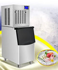 Heavy Duty Commercial Ice Maker Churns Out Six Hundred Ninety Three Pounds Of Granular Ice Daily With A Beefy Two Hundred Eighty Six Pound Storage Bin Plus Free Filter And Scoop For Bars And Restaurants Running Super Smooth On Standard One Ten Volt on display with ice platter