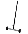 No Sweat Cleanup Magnetic Sweepers Grab Nails Screws And Scrap Metal Like A Champ telescopic handle and wheel base on gravel.