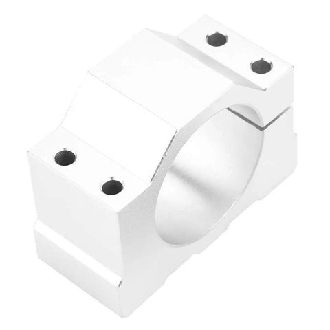 High-Precision 52Mm Aluminum Spindle Motor Clamp For CNC Works, Anti-Skid Design With Premium All-Sandblasted Finish, Durable And Clean Look, Essential Shop Gadget