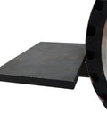 Close-up of flat dressing platen for Badass 2X72 Inch Variable Speed Belt Sander And Multi Angle Vertical Horizontal Grinder For Knife Polishing With Three Abrasive Wheels And Rock Solid Base 110V 2840 RPM Shop Staple.