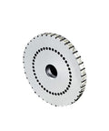 Knockout Chrome Steel Character Wheel For Metal Stamping And Nameplate Marking Sets measuring 80.5 mm with 14.1 mm bore.