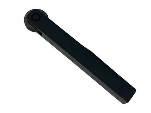 Gnarly Straight Linear Knurling Tool Holder For Precise Machining, three quarters inch by three quarters inch by five inches body