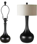 Two Pack Black Lamp Finials With Metal Knob Tops For Lampshades Screw Cap Nut Style Durable Die Cast Aluminum Minimalist Globe Design Decorative Replacement For DIY Table Or Floor Lamps on lamp set