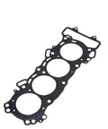 Heavy Duty Beaterproof Motorcycle Cylinder Head Gasket Drop In Replacement For Cb600f Cb 600f Abs 2007 2008 2009 2010 Multilayer Steel Engine Fix Oem 12251MfgD01, black multilayer steel gasket.
