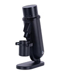 Top Tier Electric Single Dose Coffee Grinder With 63mm Conical Burrs and Zero Sixty Five Step Adjustments for Bang For Your Buck Precision. Black finish.
