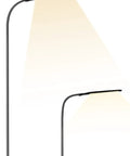 2 In 1 LED Floor Lamp With 3 Color Temperatures And Stepless Dimming, Adjustable Heights, shown as floor and table lamp
