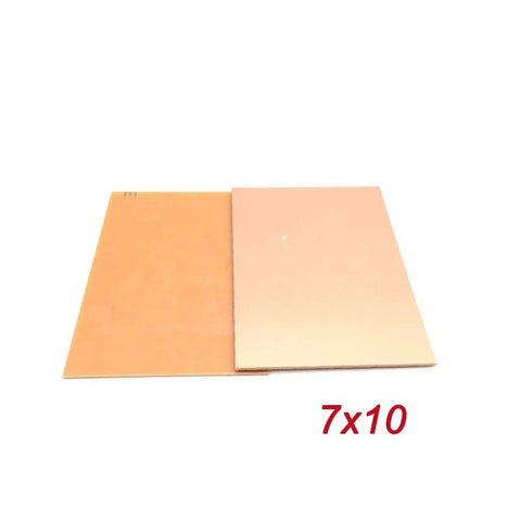 Single Sided Copper Clad Laminate PCB Kit Set Of 10 Pieces 7x10 cm DIY Circuit Boards