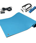 All In One Dual Layer ESD Safe Workstation Mat Kit For Soldering And Phone Repair 24 By 16 Inch Blue Includes Wrist Strap And Ground Cord