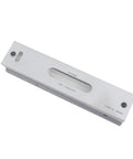 Straight Shot Precision Spirit Level With Heavy Duty Bones And Dead On Accuracy For Industrial Engineering Jobs Featuring Foolproof Bubble Vials And Built Tough Craftsmanship For Everyday Hustle, top view showcasing clear bubble vials.