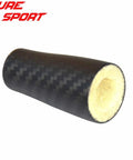 Close-up of 2Pcs 53mm 3K Woven Carbon Taper Grip Handle With PU Inside For Rod Building Component And DIY Rod Repair ID12mm.