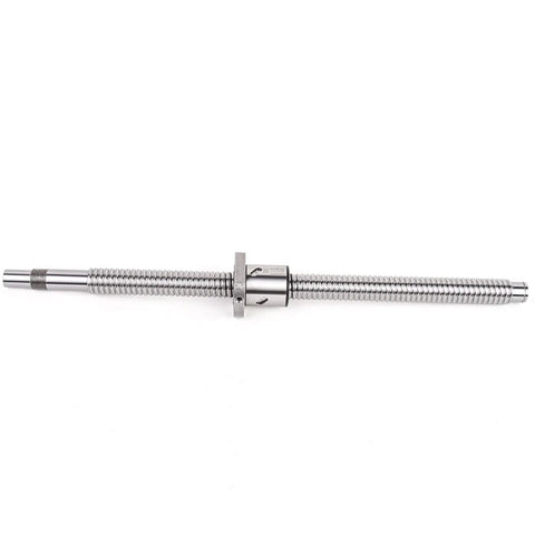 End Machined 2510 Ball Nut For RM2510 Ball Screw lying horizontally, suitable for lengths 250mm to 1000mm, CNC Upgrade