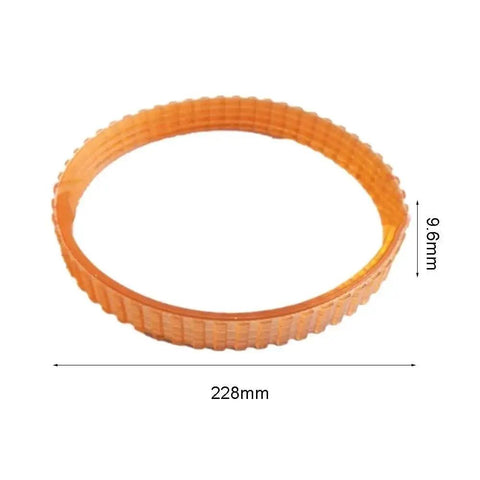 10 Pcs Heavy Duty Drive Belt For F20A Electric Planer Replacement Parts, 228mm long orange rubber belt for woodworking tools.