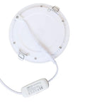 Back view of LED Recessed Panel Light 6 Inch 12W Ultra Thin Round With Driver Non Dimmable 6000K component visible
