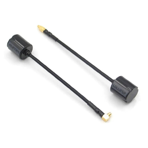 Micro 5.8G RHCP FPV Antenna For RC Drones With UFL SMA RPSMA MMCX Connectors 145mm Straight Cable, dual antenna set view