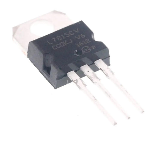 10 Pack L7815CV TO220 Voltage Regulator ICs 7815 Go To Lineup in TO220 Package for Positive Linear Regulation LM7815 MC7815 Compatible Power Regulator Parts, TO-220 3-pin
