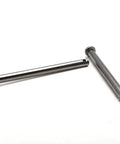 Heavy Duty 304 Stainless Steel Clevis Pins M8 X 100mm Single Hole Flat Head Pin For Hitch Pin Lock Systems, shown in 2 pack