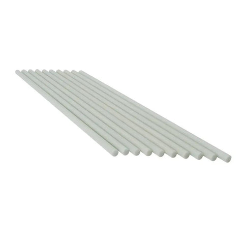 10Pcs 500mm Fiberglass Rodding Round Bar 2-10mm Diameter Solid Glass Fiber Rod For Kite Making And DIY Projects Highly Machinable
