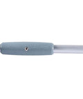 Dial bore gauge side view with black head, gray grip, and silver measuring rod; 1.4–6 in range