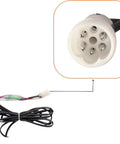 Connector and wiring of Single Binnacle Remote Control Box 70448205P1 Console Top Mount For Yamaha Outboard Engine Push To Open Power Trim Tilt