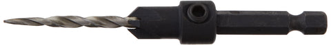 Six Countersink Bit with Nine Sixty Fourth Inch Drive Four Cutter Design for wood and metal, precision drilling and tapering.