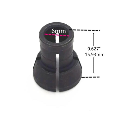 6mm Router Collet Replacement Fits 3620 3621 3621A 3620 RP0900K RT0700CX3 RT0700C RT0701C RT0701CX3 RT0701CX7 XTR01T8J XTR01Z