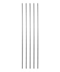 Carbon Fiber Strips 5 Pack 1x3mm 400mm Long Black Pultruded Bars for RC Drones and Planes displayed vertically