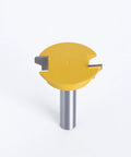 Badass Straight Router Bit For Drawer Molding And Lock Tenon With Smooth As Butter Cutting Action Rock Solid Hardened Steel Build Half Inch Shank and fully enclosed bearing.