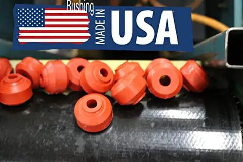 Dodge Ram Front Stabilizer Bar Links Pair For 4WD 2006-2018 And Ram Classic 2019-2024 bushings, Made in USA, close-up view