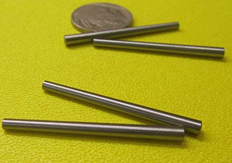 Heavy Duty 18-8 Stainless Steel Taper Pin Set For Precision Machining, 0.125 Inch Large Diameter, 0.094 Inch Small Diameter, close-up view