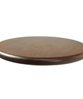 12 Inch Solid Cherry Wood Lazy Susan 360 Degree Turntable For Kitchen And Dining Countertop, sleek round surface view.