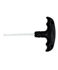 Professional T Shape Hex Socket Wrench With An Anti Slip Steel Handle And Accurate 6 Millimeter Bits For Home Projects Car Service And Quick Fix Work That Gets You Out Of Tight Spots, ergonomic design with black grip.