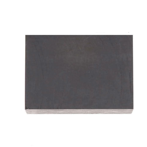 Pro Grade High Purity Graphite Blocks And Plates For EDM Milling Surfaces, single 99.9 percent pure graphite block, 4x2x0.4 inches