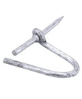 Heavy Duty Galvanized Steel 7/8 Inch Cable Management Rings, No Sweat nail in hook for electrical wire organization.