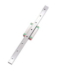 Heavy Duty High Precision Linear Guide Rail Kit MGN15C Smooth Slider, steel rail with pre-drilled bearing blocks, length visible.