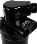 True Seal Catch Can Top Billet Clockable Recirculating Design With 12ORB Female Fitting showcasing design details.
