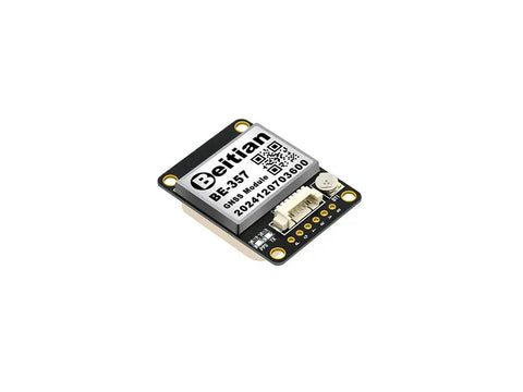Beidou GPS GNSS Compass Module For FPV Fixed Wing Drones, 10th Gen Multimode Positioning, black and white compact device