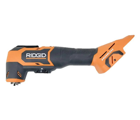 Side view of 18V Brushless Cordless Oscillating Multi Tool For Fast Precise Cuts In Drywall And Wood Tool Only Renewed Performance