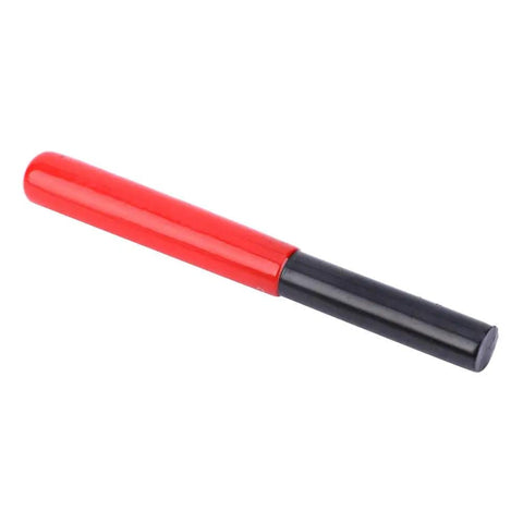 Red and black wrench from 17 Piece M12x1.5 Thread Repair Kit With Spiral Drill, Screw Tap, Wrench, Break Pin Tool And Hex Keys, Includes 12 Stainless