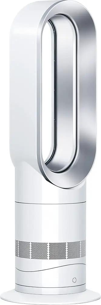 Hot And Cold Tower Bladeless Fan Heater AM09 White Silver Refurbished All In One Climate Control For Year Round Comfort