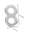 Sturdy Flat Connector Bracket Set In Silver Stainless Steel 8 Shape Quick Fasteners For Furniture, Jewelry Making, And DIY Repairs Versatile Office And Home Hardware, Easy Install, Strong Hold, 1.1 cm x 0.6 cm