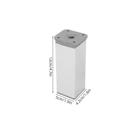 Adjustable Cabinet Legs 4 Pack Aluminum Alloy Height Adjustable Feet for Cabinets Cupboards and Bathroom Units Moisture Resistant