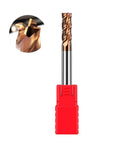 ASNOMY 1pc carbide square end mill, 5/32 in (4 mm), micro-grain carbide, 4-flute, AlTiN coated